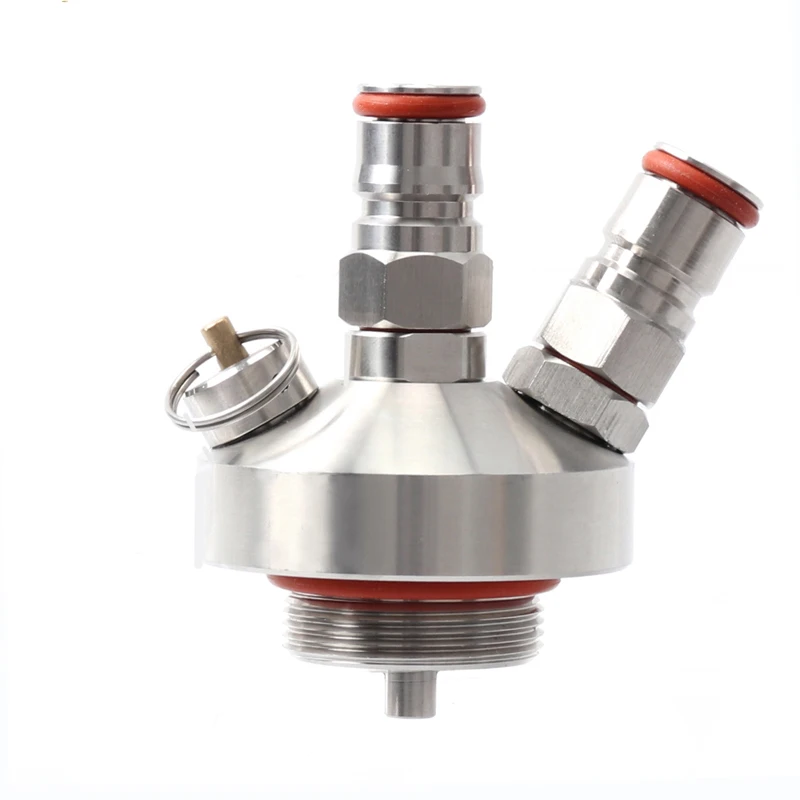

Homebrew Beer Mini Keg Dispenser 304 Stainless Steel for Mini Craft Beer Keg With 30cm Beer Line 2L / 3.6L / 4L / 5L Brew Tool