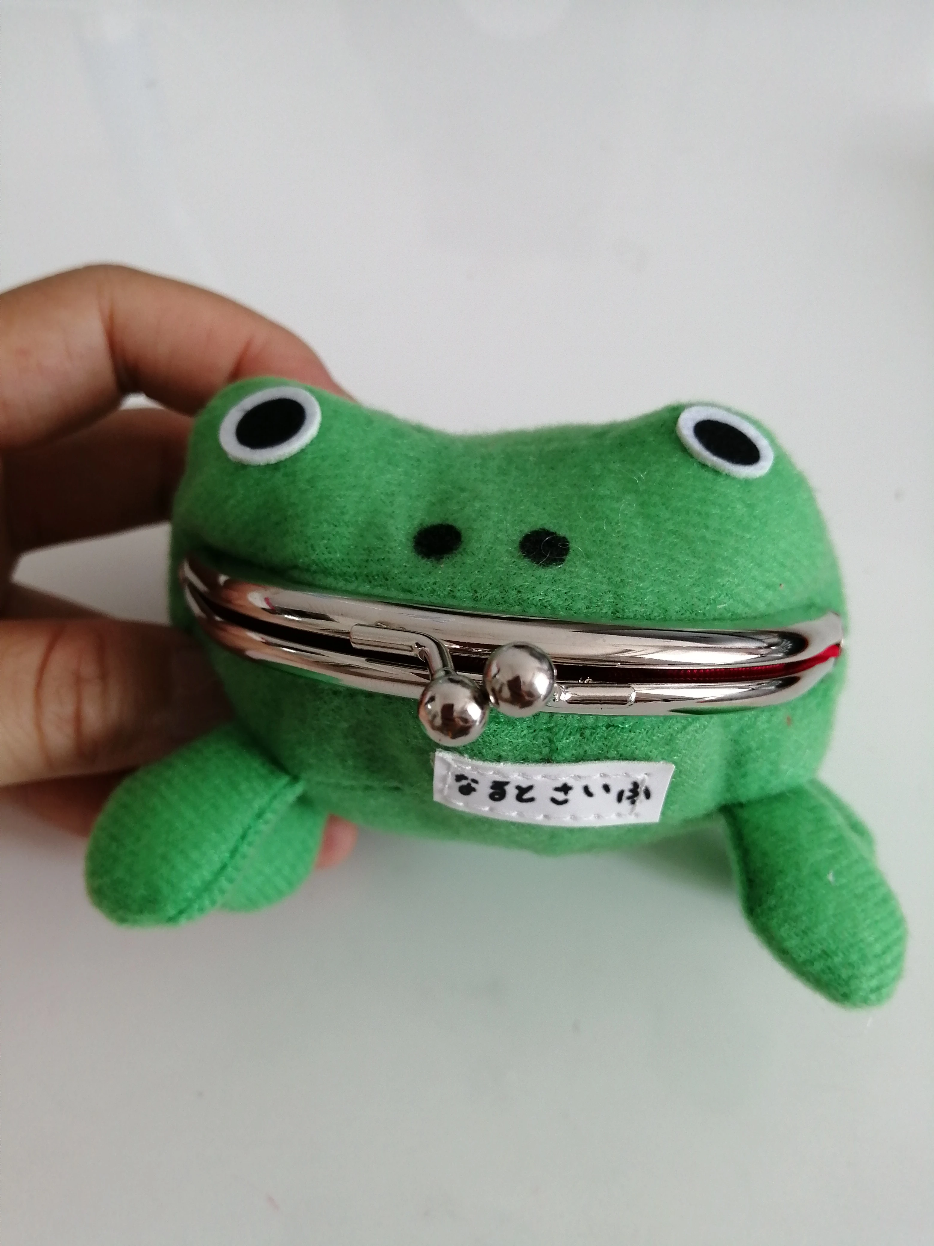 1pc Naruto Pocket Green Frog Purse Anime Coin Wallet Soft Cartoon Small Coin Holder Funny Gift A3225