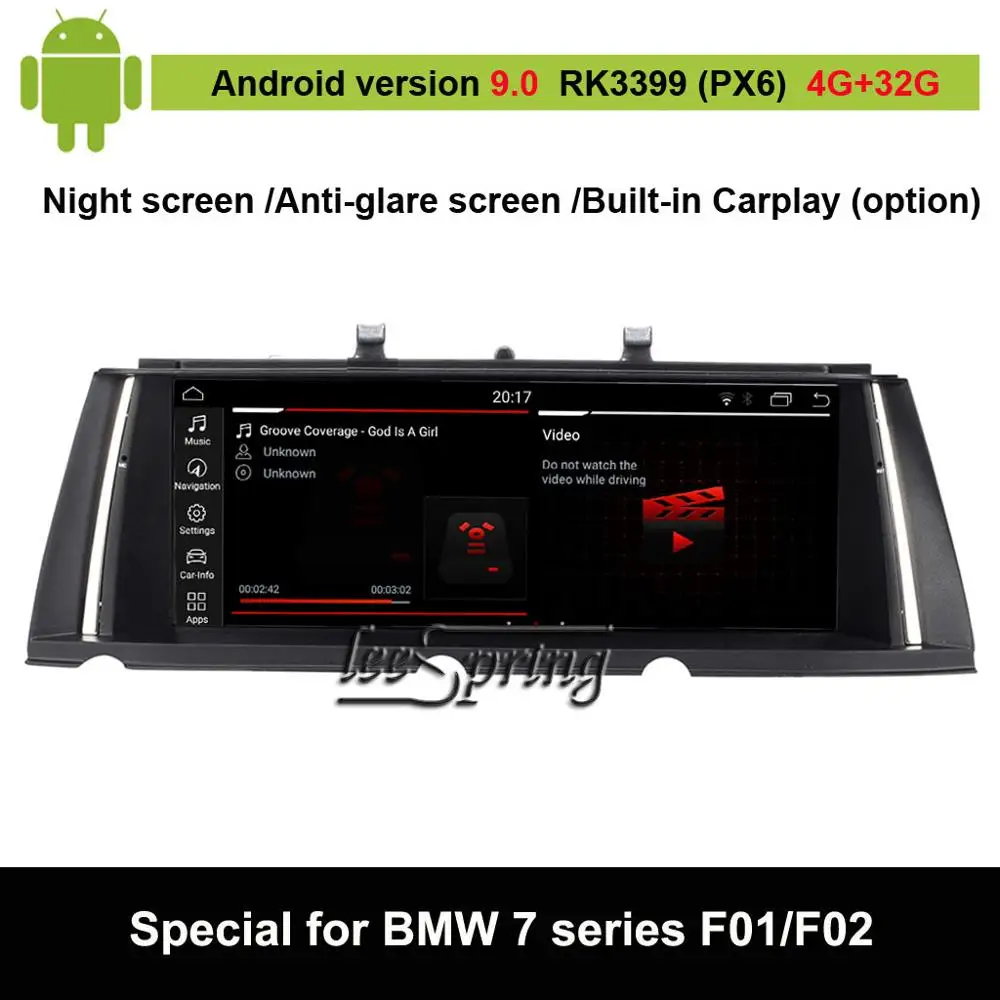 Clearance Android 9.0 Car Multimedia Player for BMW 7 Series F01 F02 (2009-2015 NBT or CIC Option) Auto GPS Navigation 0