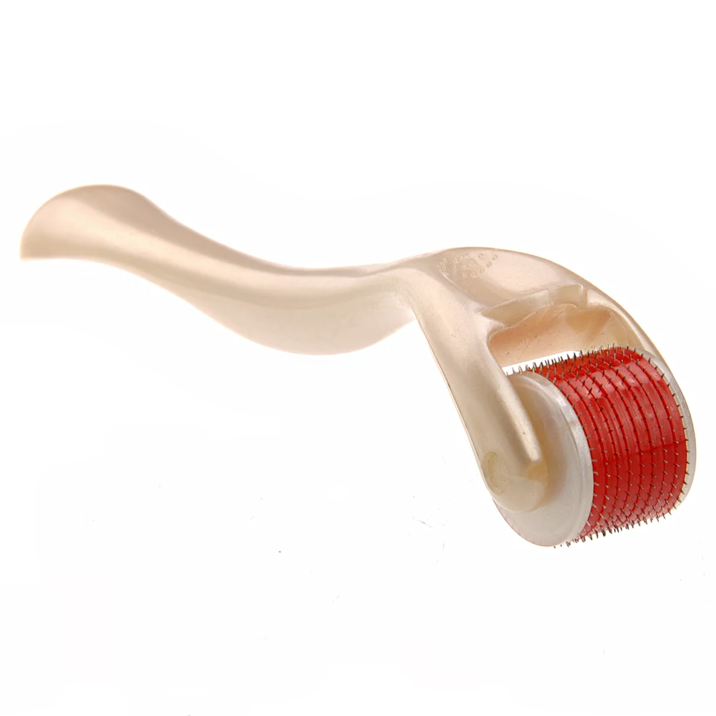 

TinkSky TS2 540-Needles Micro-needle Roller Medical Therapy Skin Care Tool - 0.2mm Needle Length (Beige+Red)
