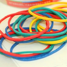 Fshion 100 Pieces/Pack Colorful Nature Rubber Bands 40 mm School Office Home Industrial Rubber Band Fashion Stationery Package H