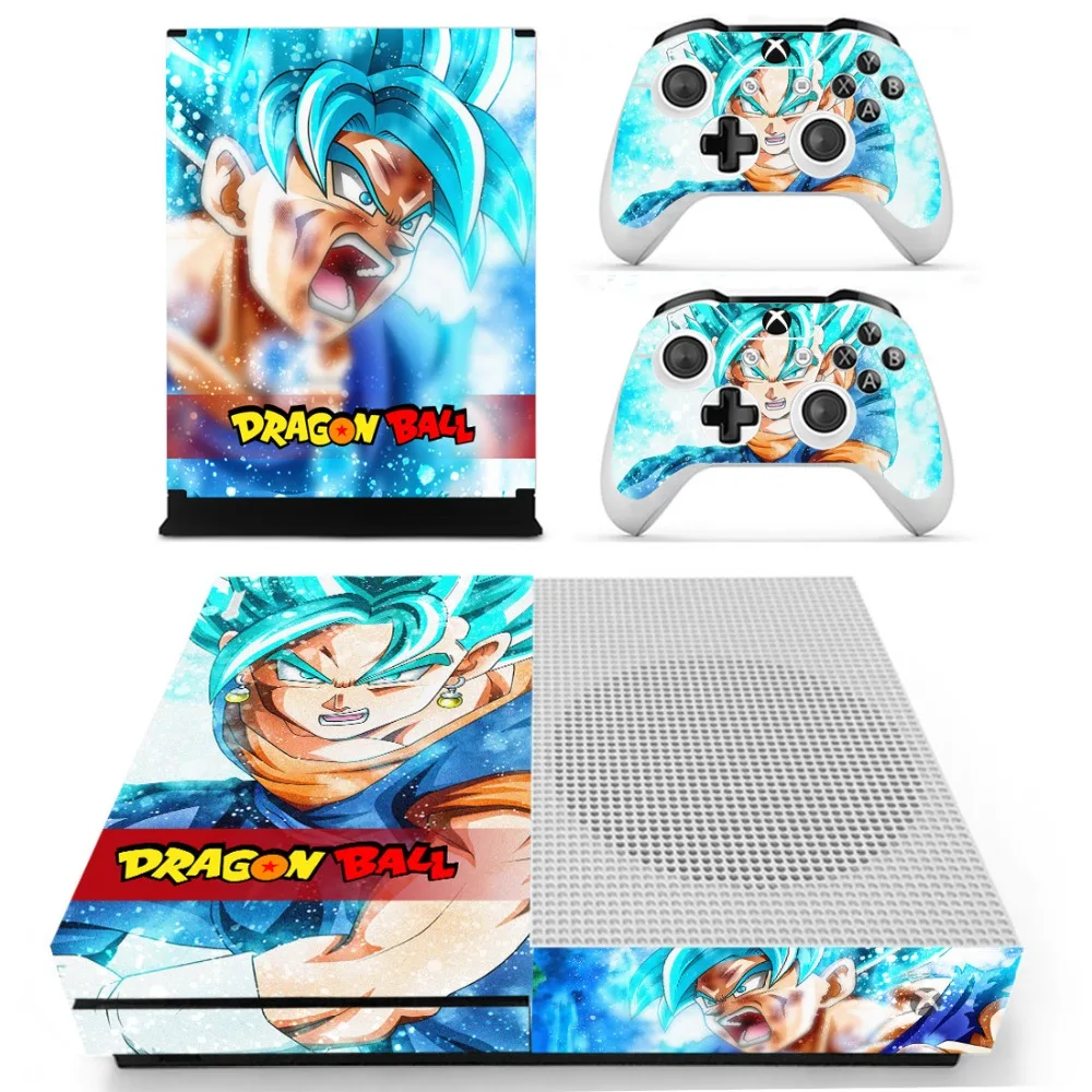 Наклейка на кожу Dragon Ball Z Super Son Goku для Xbox One S консоль и контроллеры тонкая наклейка