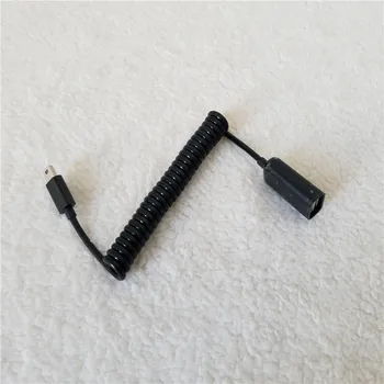 

100pcs/lot Mini USB to USB Type A OTG Adapter Cable Male to Female Spring Data Extension Wire for Car Music PC Phone