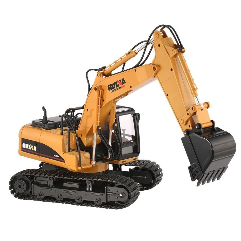 

HuiNa Toys 1350 15Channel 2.4G 1/14 RC Metal Excavator Truck Construction Engineering Vehicle Tank Models