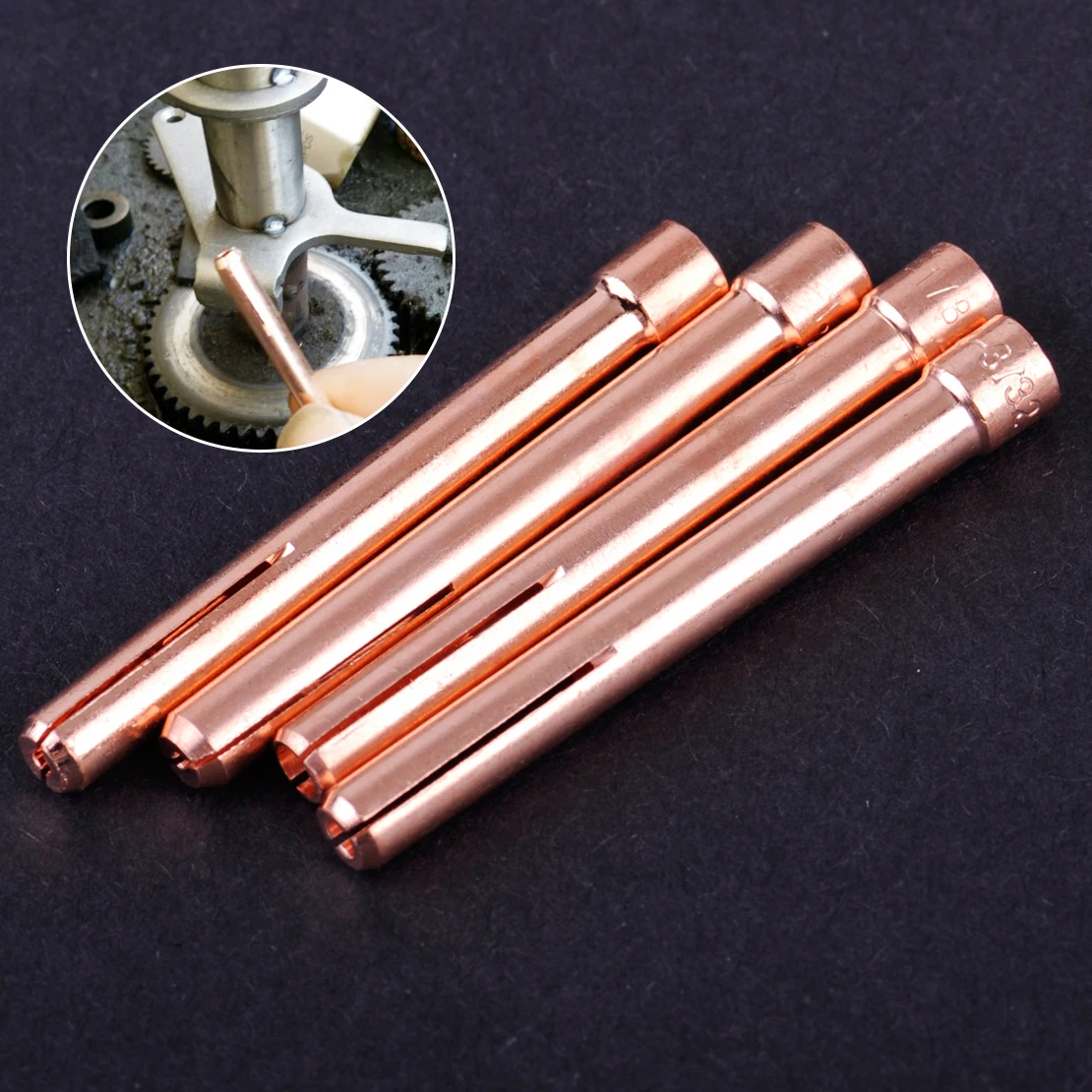 LETAOSK 4 шт сварочная Цанга TIG 10N22 10N23 10N24 10N25 подходит для ффонарь WP17 18 26|Сварочные