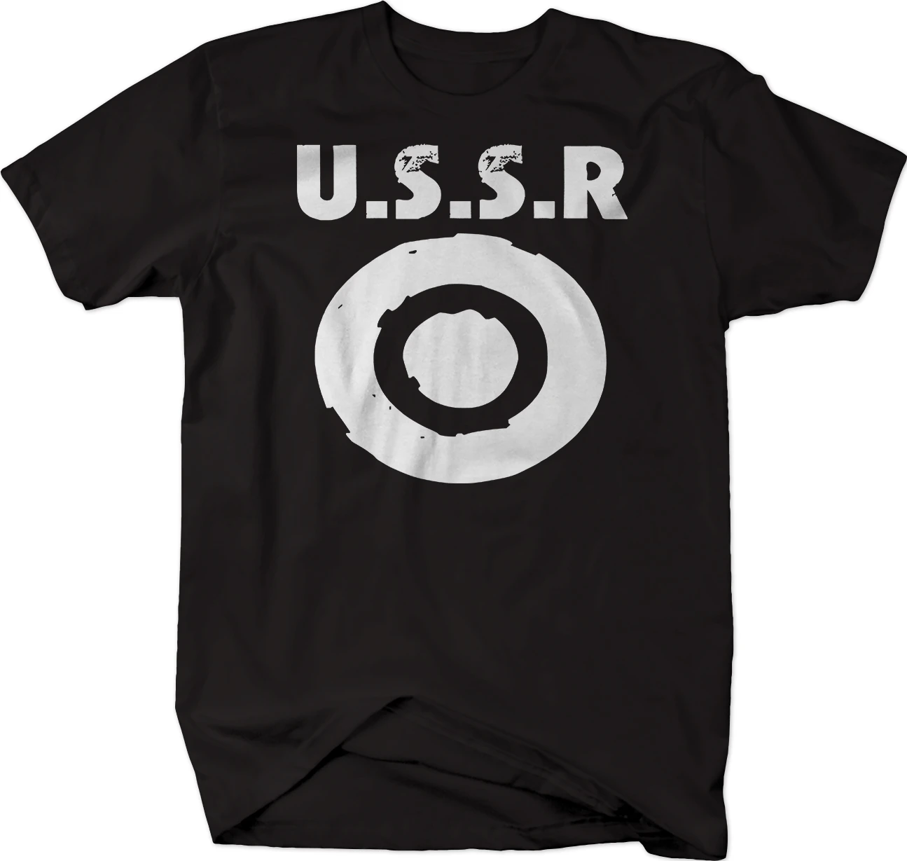 

USSR Soviet Circle Target Tshirt Men's Short Sleeve O-Neck Tees