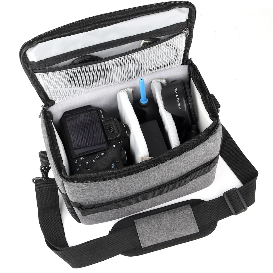 Сумка через плечо для DSLR SLR камеры Fujifilm XA2 XM1 XT1 X T1 XT2 E1 XE1 XE2 XE3 A3 XA3 T10 X30 X20 X100S X100F