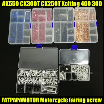 

Universal Motorcycle Fairing Bolts Screw Moto Spring Bolts For kymco AK550 CK300T CK250TX Xciting 400 300 400i