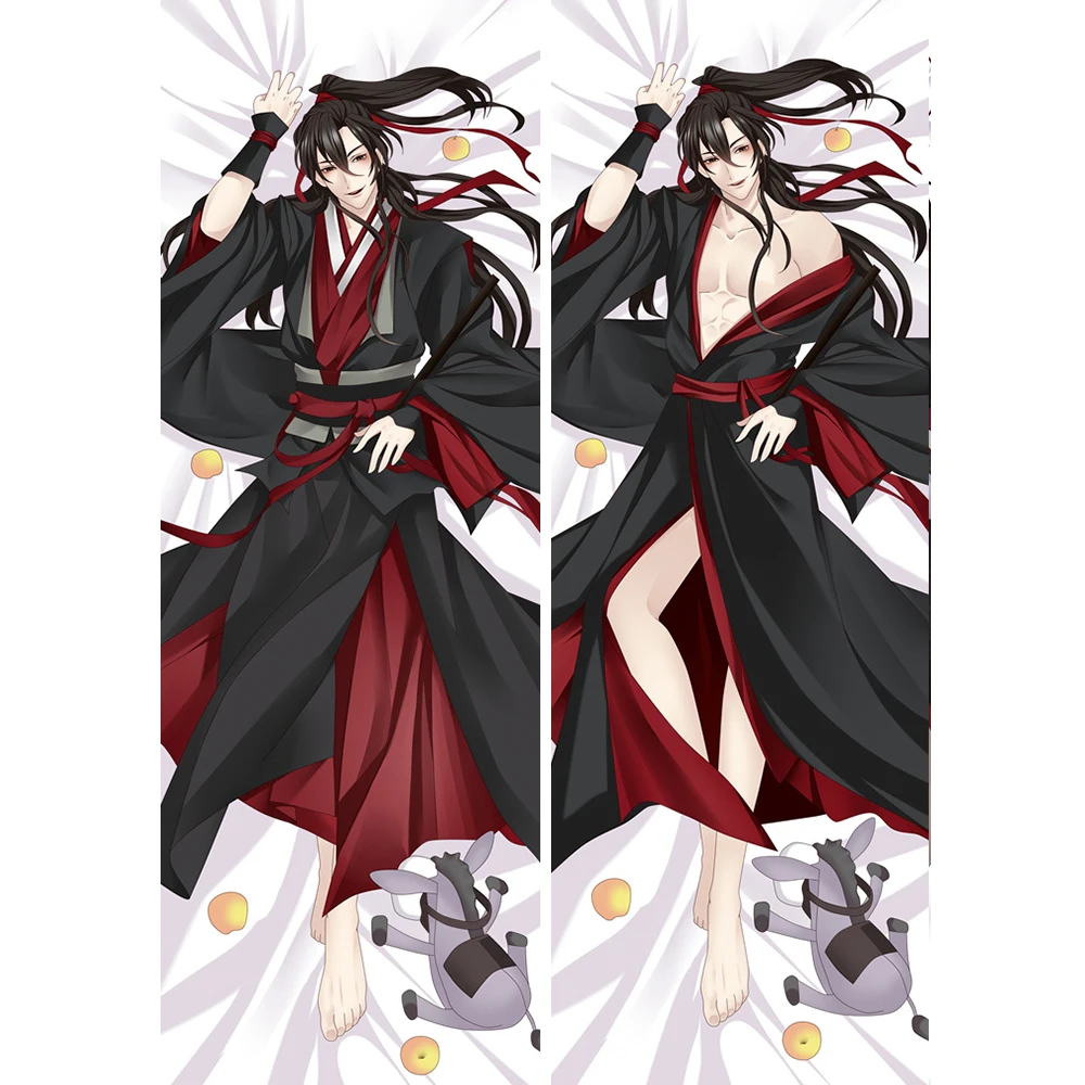 AnimeJK Grandmaster of Demonic Cultivation cosplay Dakimakura Чехол на подушку для тела китайский Wei Wuxian Mo Dao Zu Shi Чехол на подушку