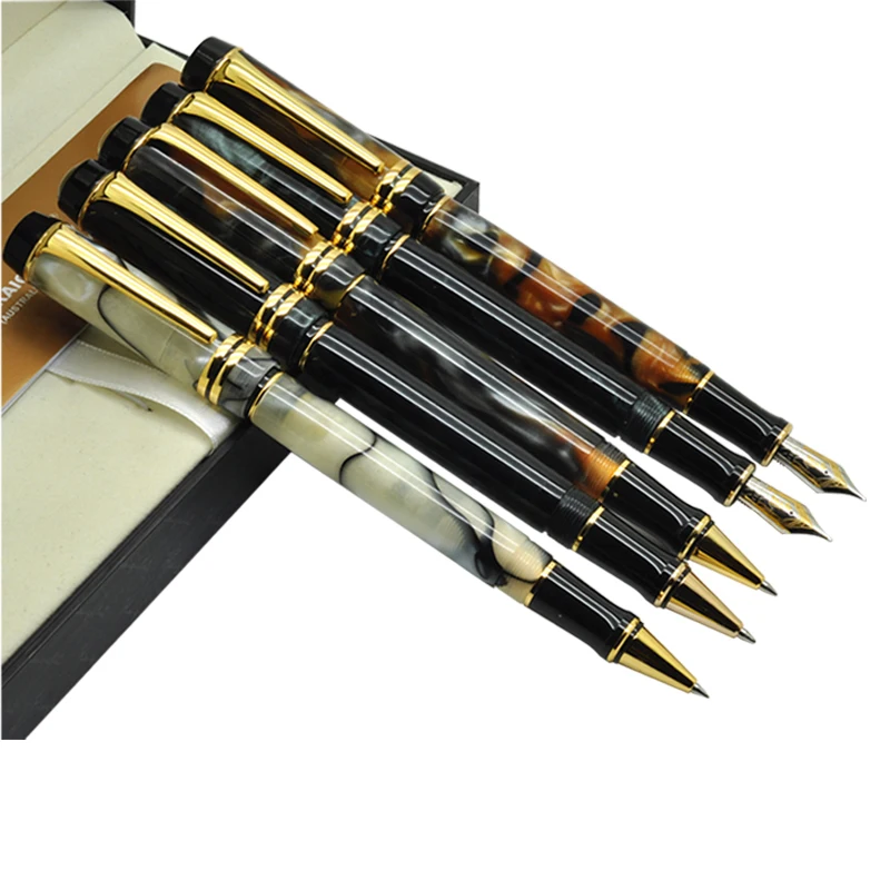 

Fountain Pen M Nib or Gel RollerBall pen sumptuous amber style 3 colors to choose Kaigelu 316 FREE SHIPPING