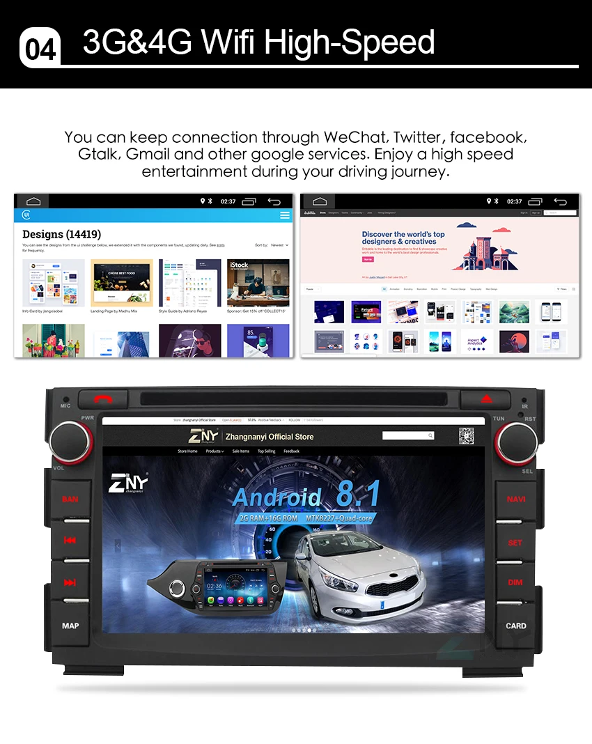 Flash Deal 7" Android 8.1 Auto Radio GPS For Kia Ceed 2009 2010 2011 2012 Car DVD Stereo FM Navigation WiFi Audio Video Free Backup Camera 7