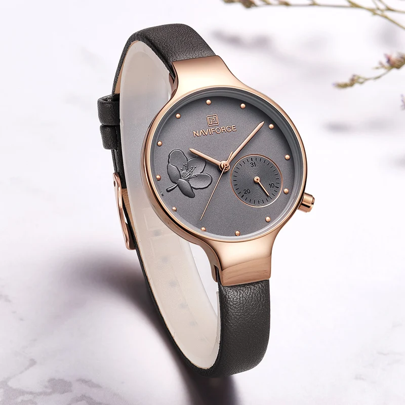 NAVIFORCE Women Watches Top Brand Luxury Fashion Female Quartz Wrist Watch Ladies Leather Waterproof Clock Girl Relogio Feminino NAVIFORCE Women Watches Top Brand Luxury Fashion Female Quartz Wrist Watch Ladies Leather Waterproof Clock Girl Relogio Feminino