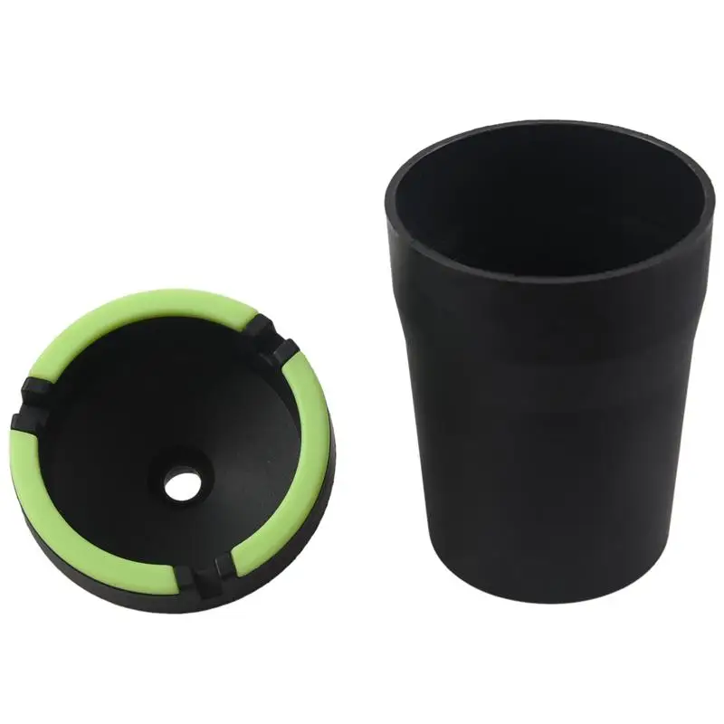 

Stub Out Glow in the Dark Cup-Style Self-Extinguishing Cigarette Ashtray - Black