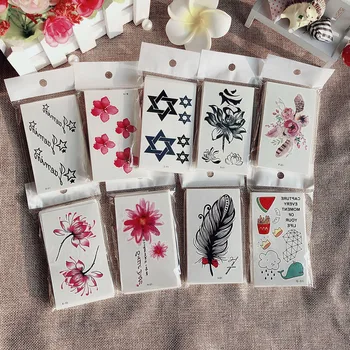 

150 Pcs Glitter Temporary Tattoos Waterproof Tattoo Stickers for Adults Tattoo Body Art hand-painted male and female New