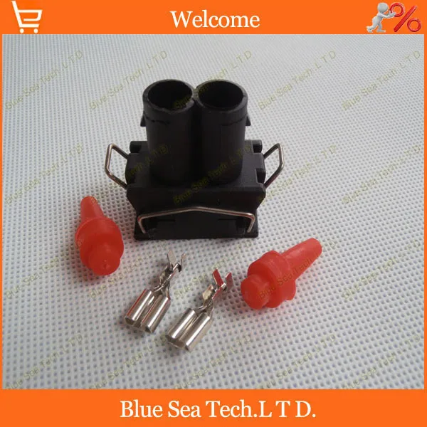 Sample,2 sets 2Pin 6.3mm Car speaker/horn connector Plug,Car electrical