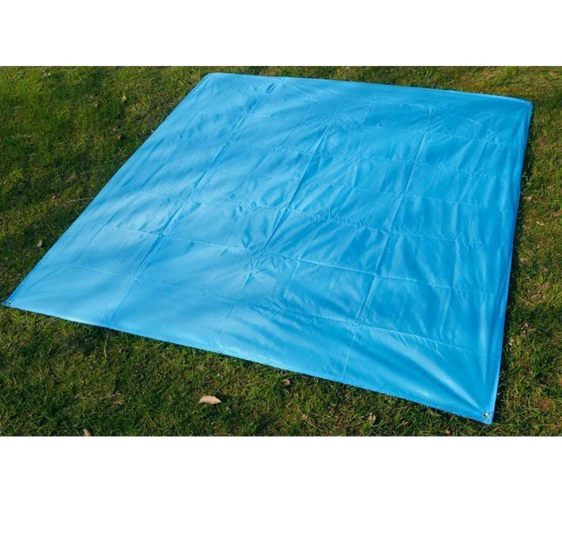 150*210 cm للماء العشب المشي التخييم حصيرة خيام كبيرة في الهواء الطلق الشاطئ نزهة القماش سادة وسادة المظلة مقاومة للرطوبة حصيرة