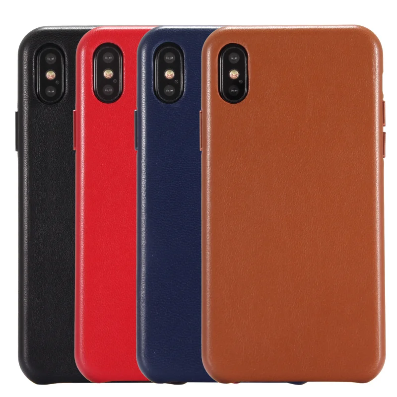 Original Phone Cases For iPhone X Genuine Leather Case Luxury Slim Good