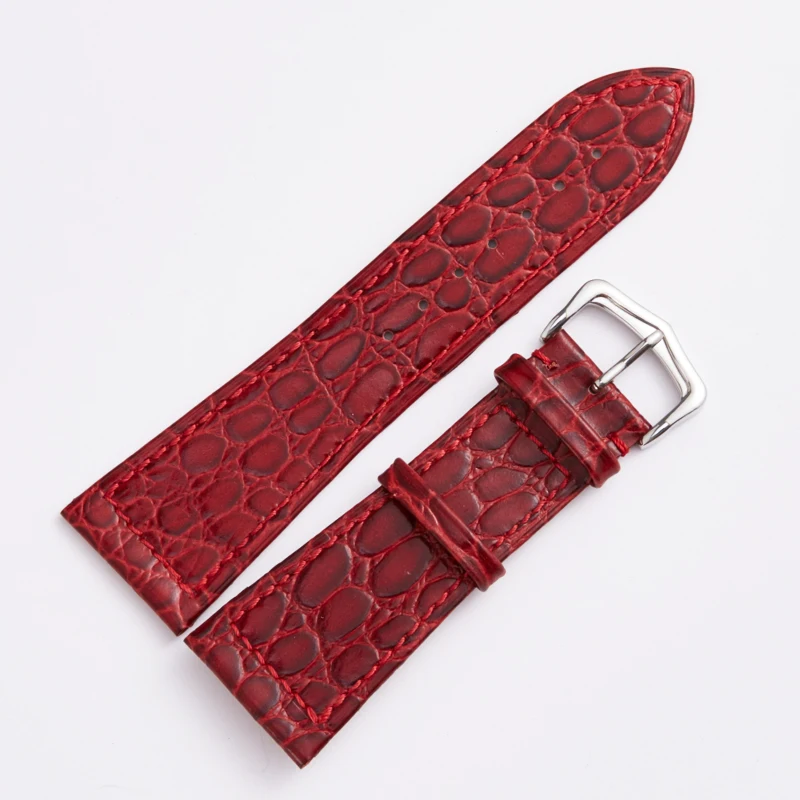 

Adjustable Genuine Leather Loop Band for Frank Muller Watchband 26mm Strap Bracelet Closure Loop Black Blue Brown Red