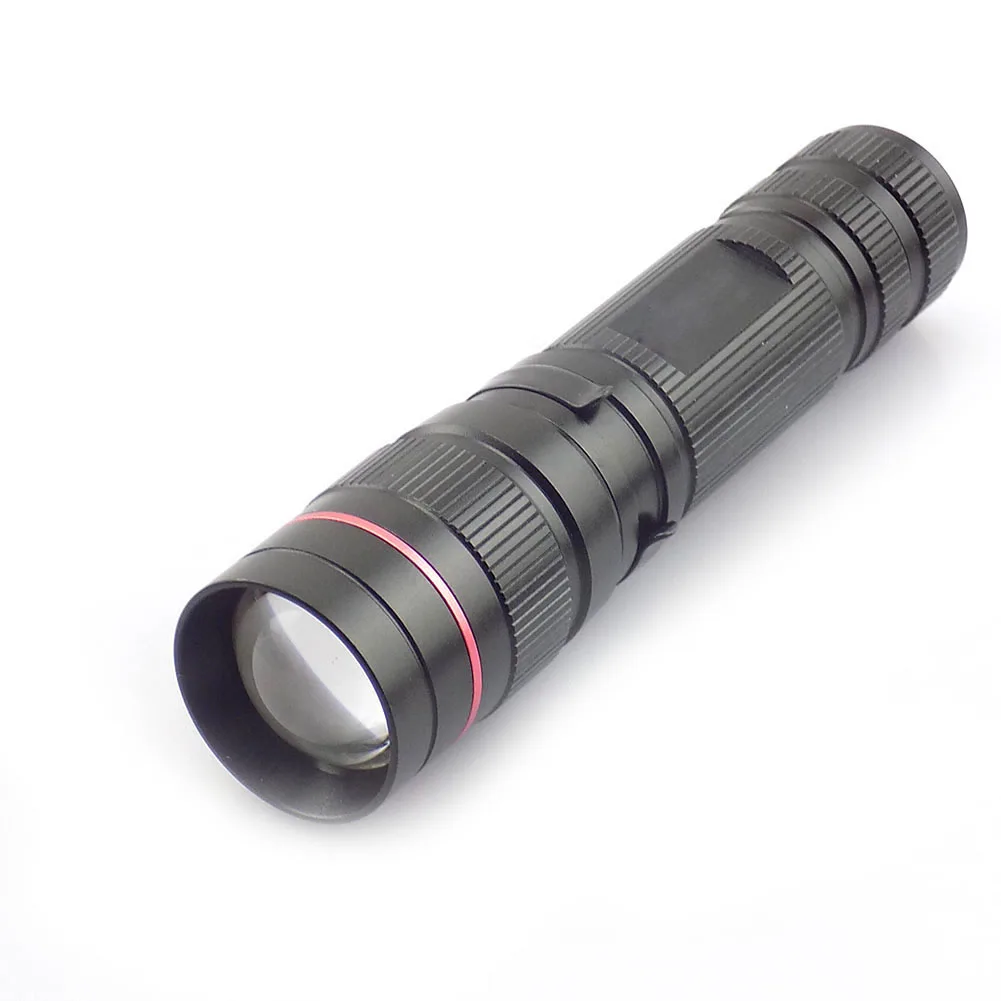 Mini Flashlight zoomable Q5 focus Tactical AA 14500 battery small