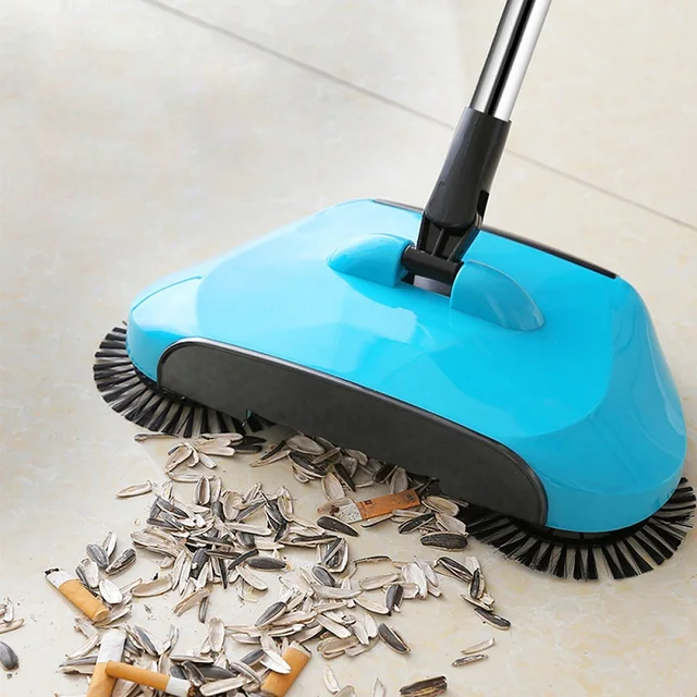 Stainless Steel Sweeping Machine Push Type Hand Push Magic Broom