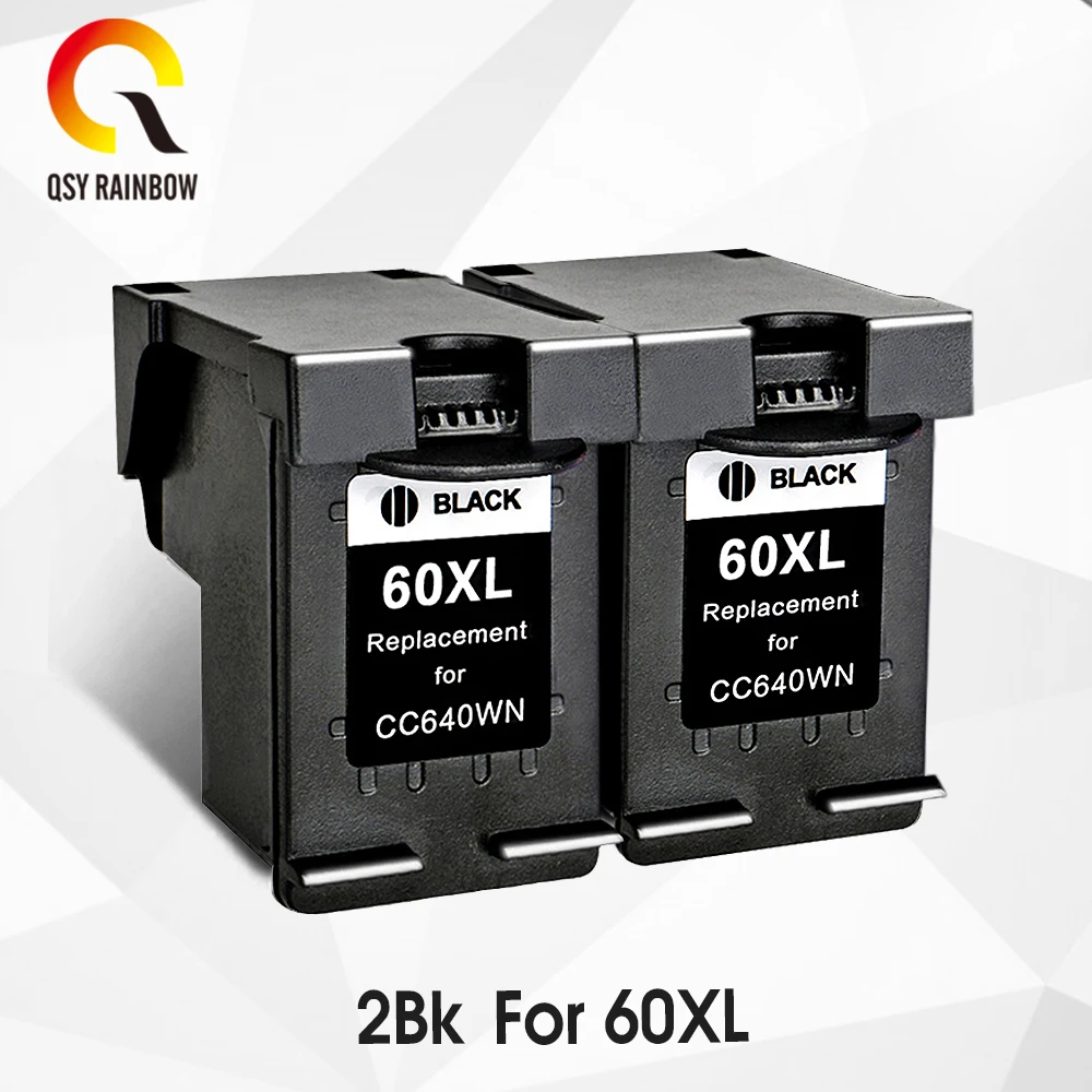 Сменный чернильный картридж CMYK для принтера HP 60xl 60 CC643WN DJ D2530/D2560/F4280/PhotoSmart C4600/C4680 |