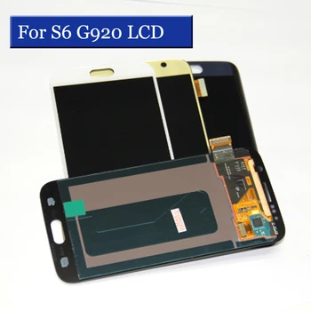 

Super AMOLED For Samsung galaxy S6 lcd display touch screen digitizer G920i G920P G920f G920V G920A G920W8 for samsung s6 lcd