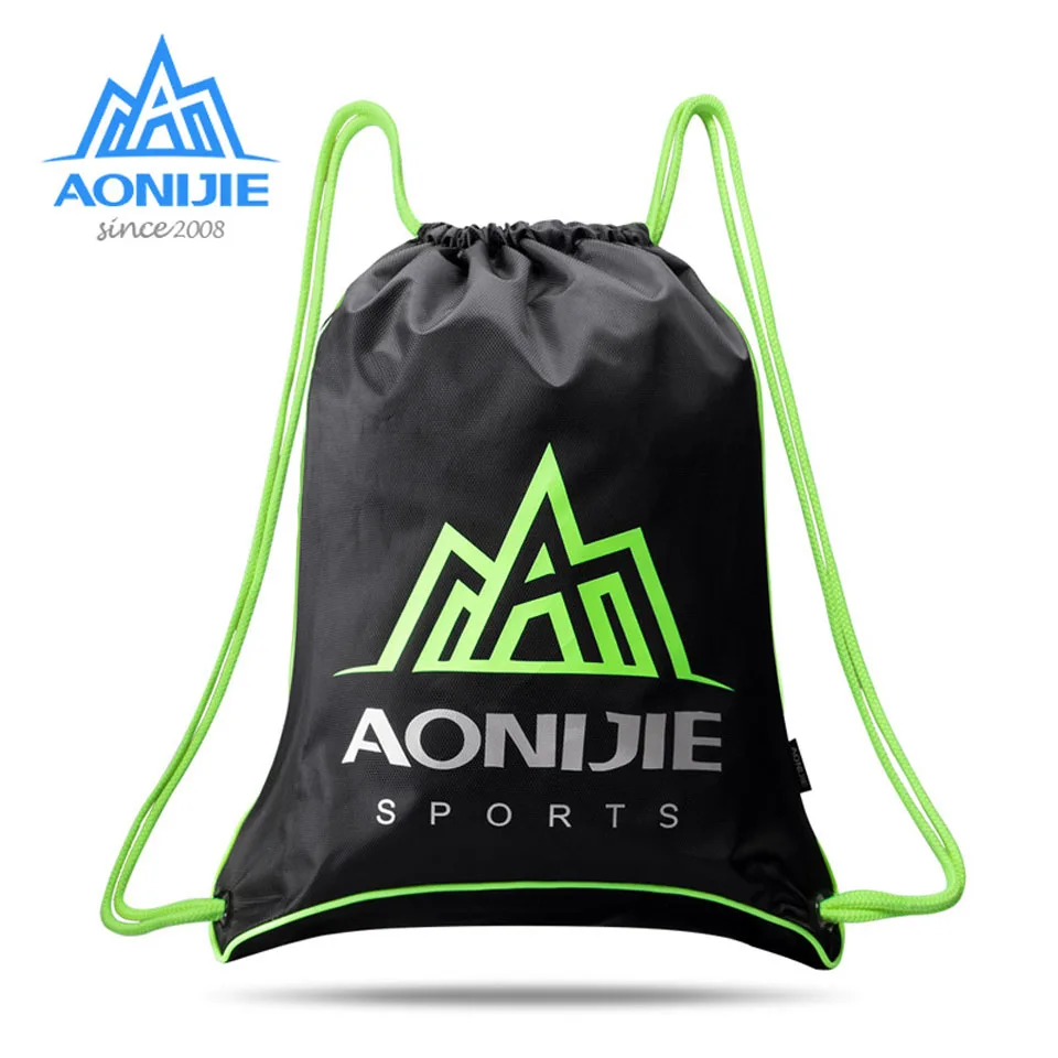 AONIJIE بسيط في الهواء الطلق التخييم تسلق حقيبة الرباط على ظهره النساء الرجال خفيفة للماء اليوغا اللياقة البدنية الرياضة حقيبة