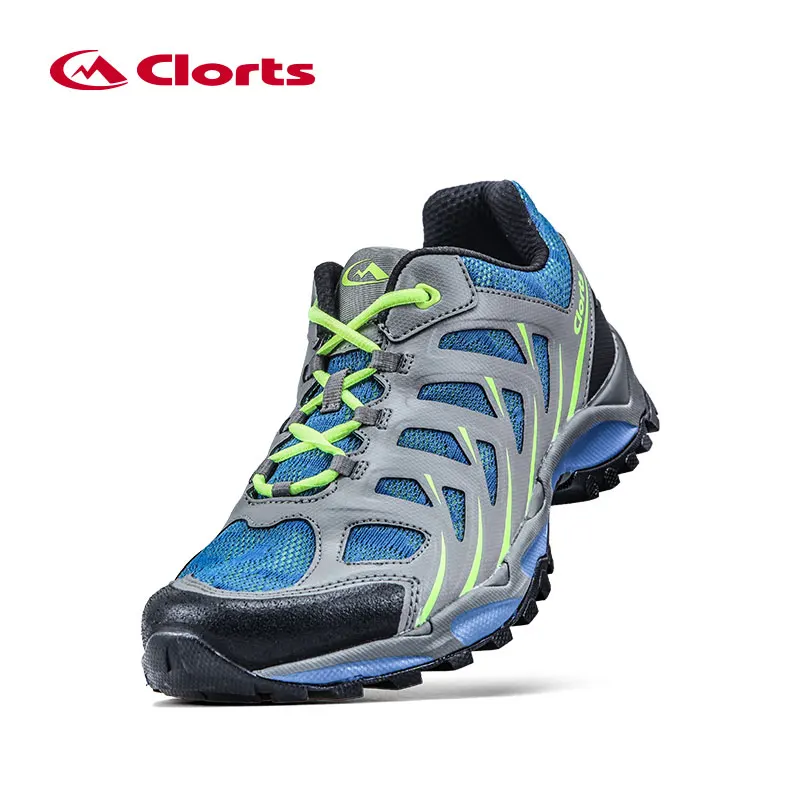 Clorts Men Trail Running Shoes Breathable Athletic Shoes PU Mesh Man Sports Trail Runner Shoes 3F021A/B