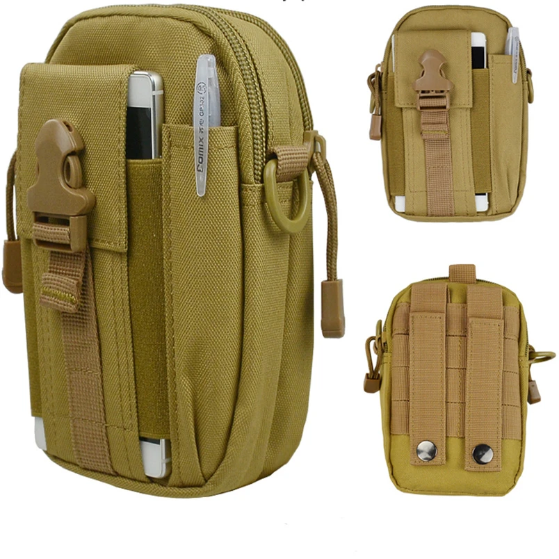 Для мужчин тактический Молл Чехол поясная сумка на талию сумка маленький карман военная сумка с регулируемым ремнем мешок Путешествия