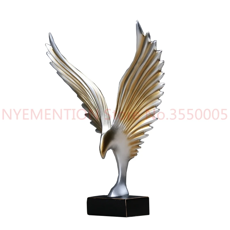 

Bird Spreads Wings Wine Cabinet Home Decor Ornament Model Room Office Crafts Furnishings Abstract Sculpture Gift 5pcs