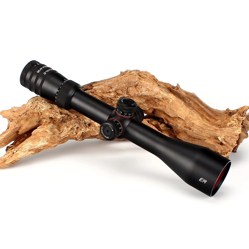 T-Eagle ER 4-16X44 SFIR Hunting Riflescope Side Parallax Glass Etched Reticle Turrets Lock Reset Built-in Bubb Level Rifle Scope (4)