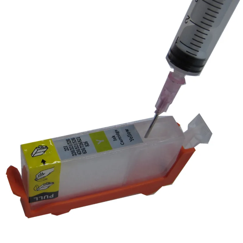 PGI-520 CLI-521 refillable ink cartridge for canon PIXMA IP3600 IP4600 IP4700 MX860 MX870 MP540 MP550 MP560 MP620 MP630 MP640 color ink