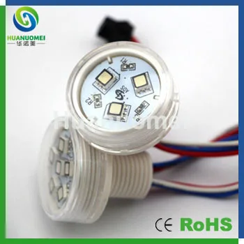 

T-1000S controllable 38mm 5050 smd 3 led pixel light ,rgb led pixel module 3leds/ 6leds /9leds