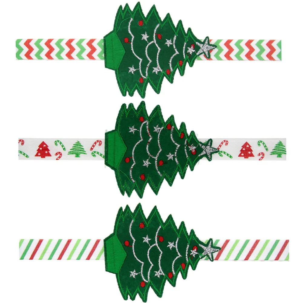 

1 Piece MAYA STEPAN Children Girls Hair Accessories Christmas Tree Head Band Baby Newborn Hair Rope Headband Headwear Headwrap