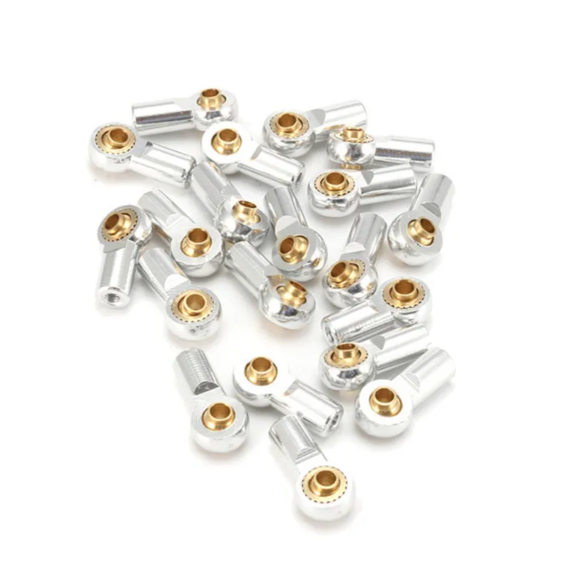 

20pcs Aluminum M3 Link Rod End Ball Joint CW CCW for 1 10 RC Car Crawler Buggy