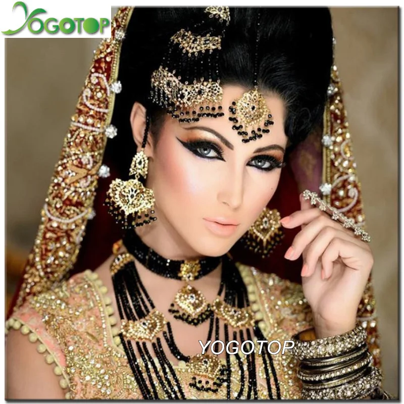 YOGOTOP Indian Muslim women Bride 5D Diy Diamond Painting kits Full Rhinestones Mosaic Embroidery beauty YY964 | Дом и сад