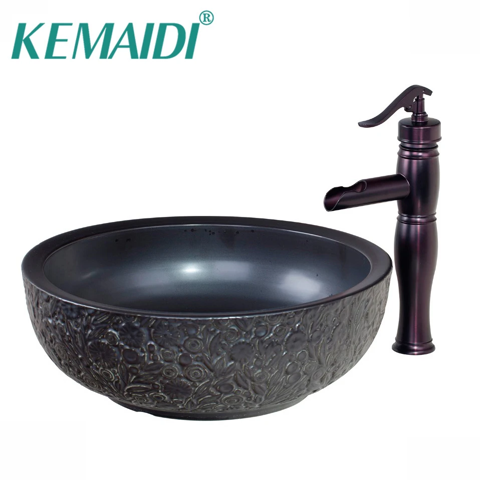 Kemaidi Black Ceramic Bowl Kemaidi Black Ceramic Bowl