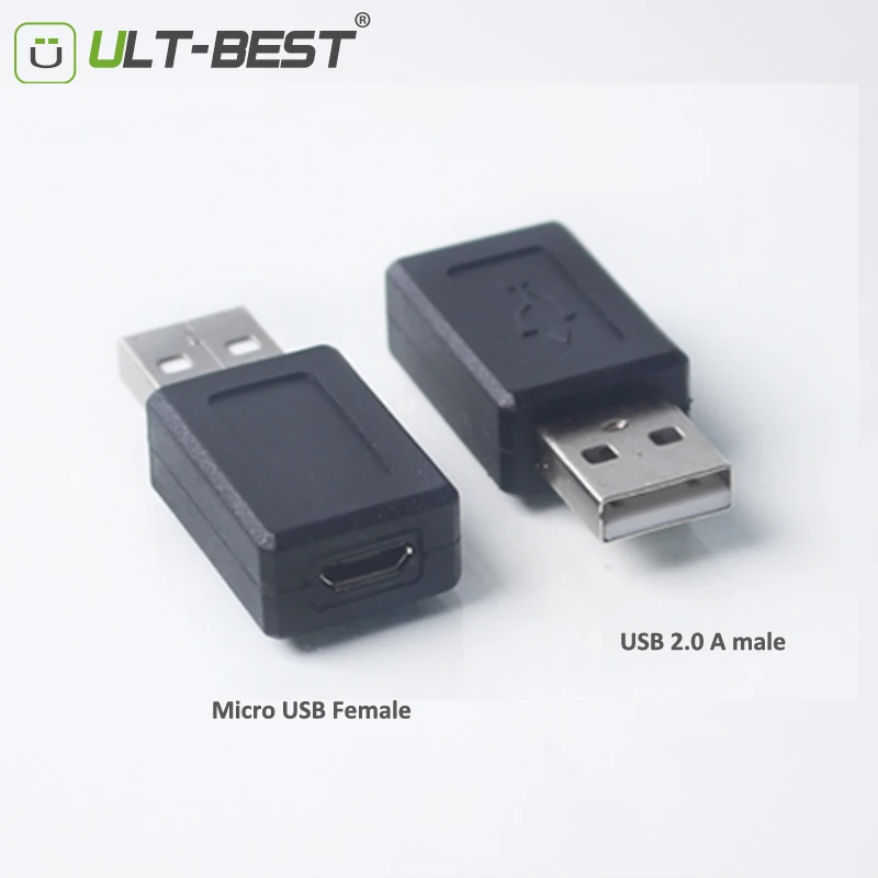 ULT-BEST оптовая продажа USB адаптер Micro USB2.0 Женский к 2 0 Мужской Разъем конвертер |
