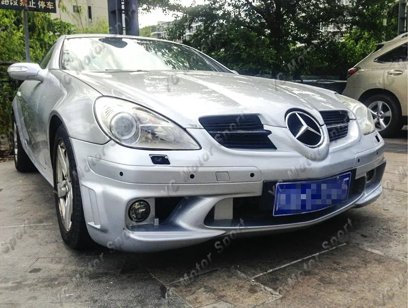 2005-2008 Mercedes Benz R171 SLK Class  AMG Style Front Bumper with Fog Lamp FRP (107)