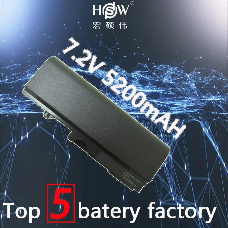 HSW 5200 мАч 6 ячеек Новый аккумулятор для ноутбука Toshiba mini NB100 N270 NB105 PA3689U-1BAS PA3689U-1BRS