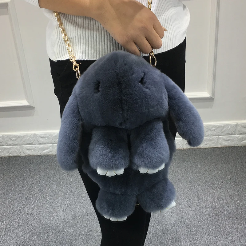 

24 Colors New Style Cute Rabbit Plush Backpacks for Girls Women Bags Bunny Backpack Messenger Bags Shoulder Bag Korean Fashion