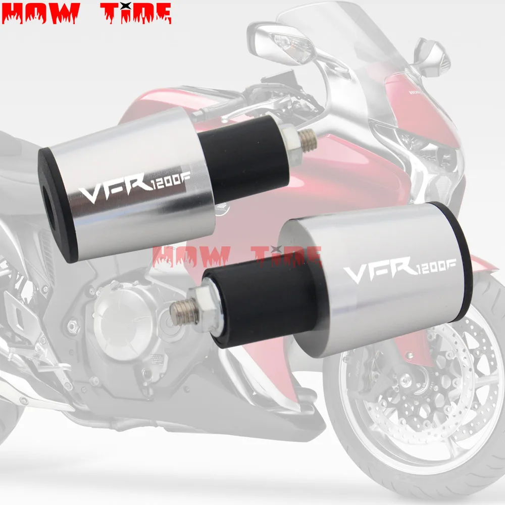 Для HONDA VFR 1200/F VFR1200F CNC алюминиевые аксессуары для мотоциклов 7/8 ''22 мм ручки для руля - Цвет: Silver