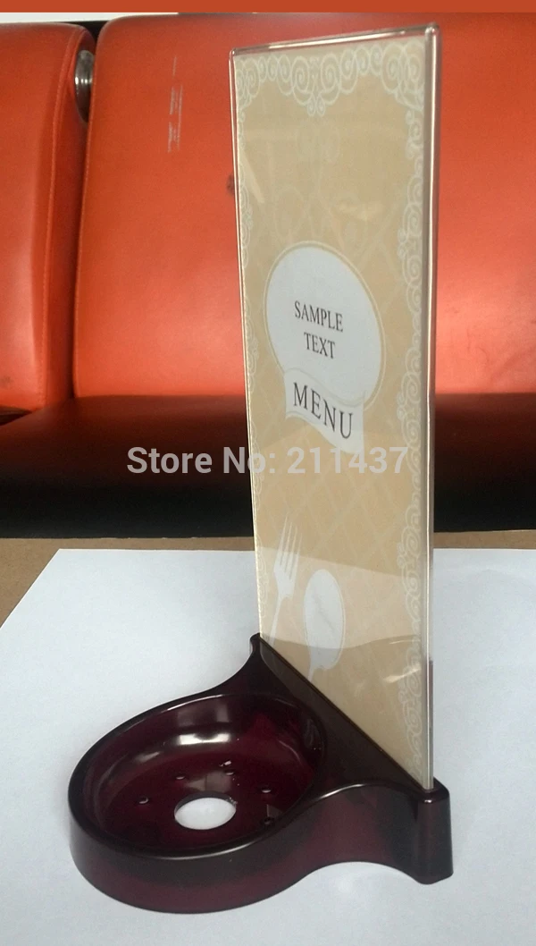 

Restaurant Table food menu holder stand K-SP for Waiter Call Bell X 10PCS For Wireless call system with