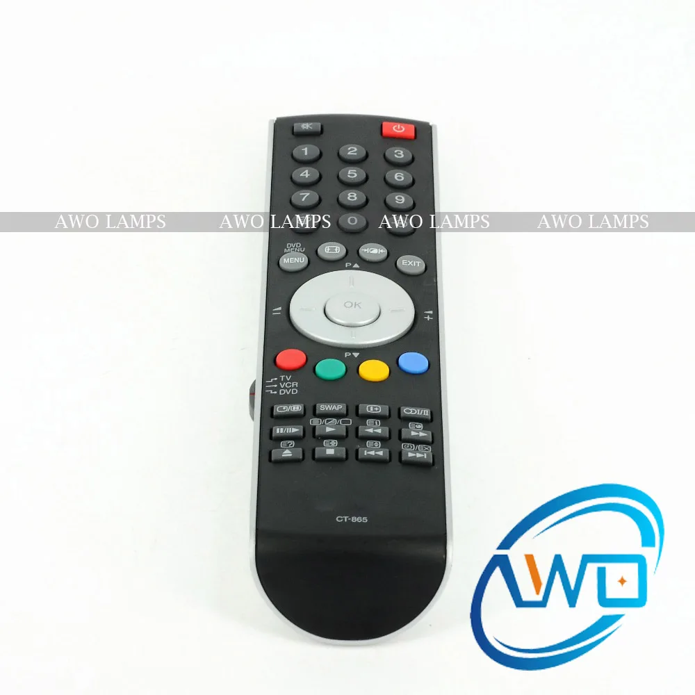 

AWO New Replaced Remote Control CT-865 CT865 for Toshiba TV 20WL56B 23WL56B 32-WL66Z 37-WL66Z Controller Universal