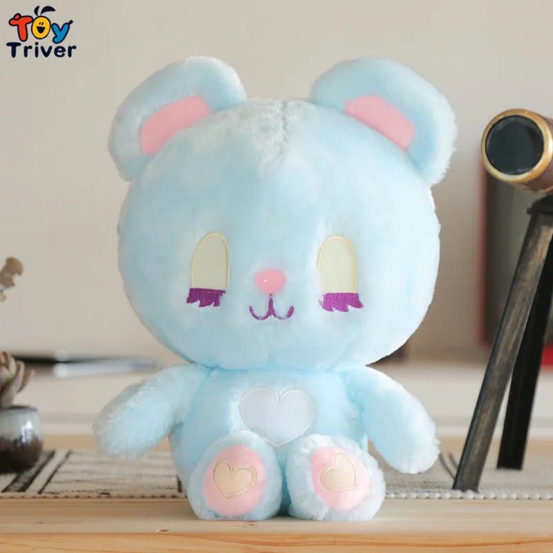 Kawaii Медведь Кролик Плюшевая Игрушка Triver мягкие животные кукла для маленьких детей девочка мальчик дети подарок на день рождения игрушки куклы Plushie домашний декор - Цвет: blue