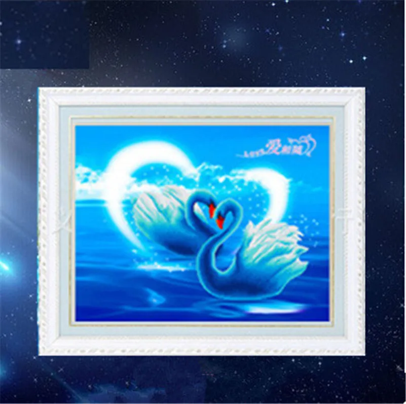 

5D diamond embroidery diy diamond Painting LOVE swan pictures diamond mosaic Christmas gift diamond picture home decor ZS052