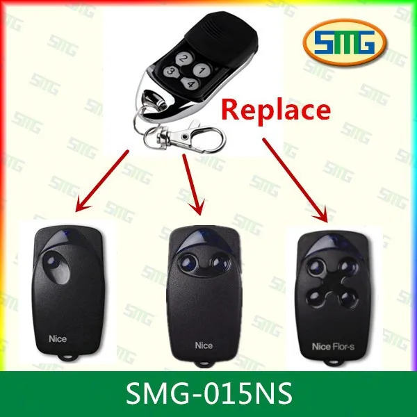 

2piece free shipping compatible with NICE-Flors UZAKTAN KUMANDA remote control for Swing gates