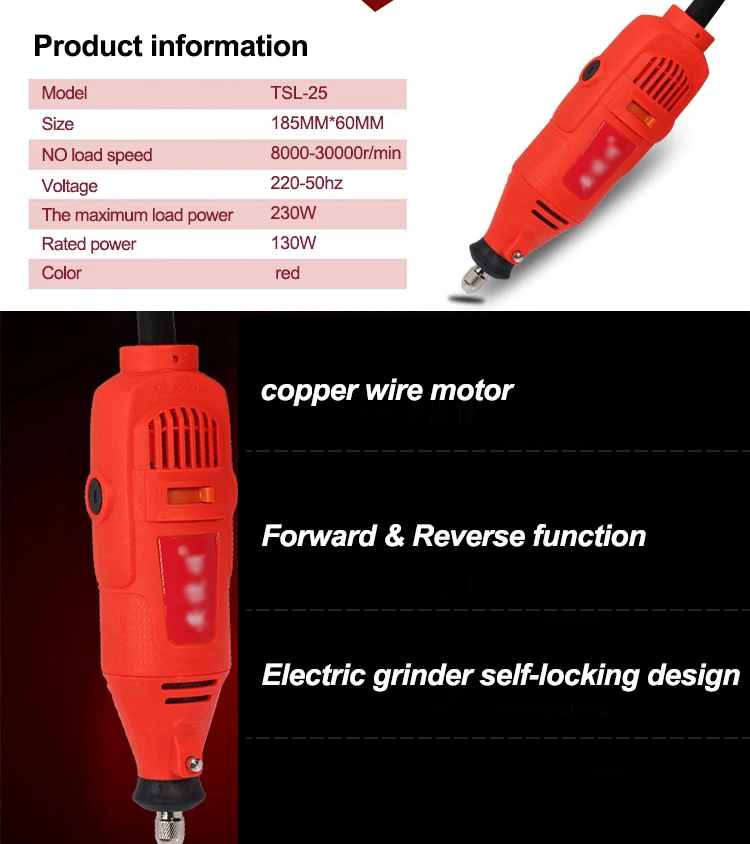 Dremel стильный мини-роторный Набор инструментов с 210 аксессуарами, электрическая шлифовальная машина для сверления, резки, полировки, TSL-25