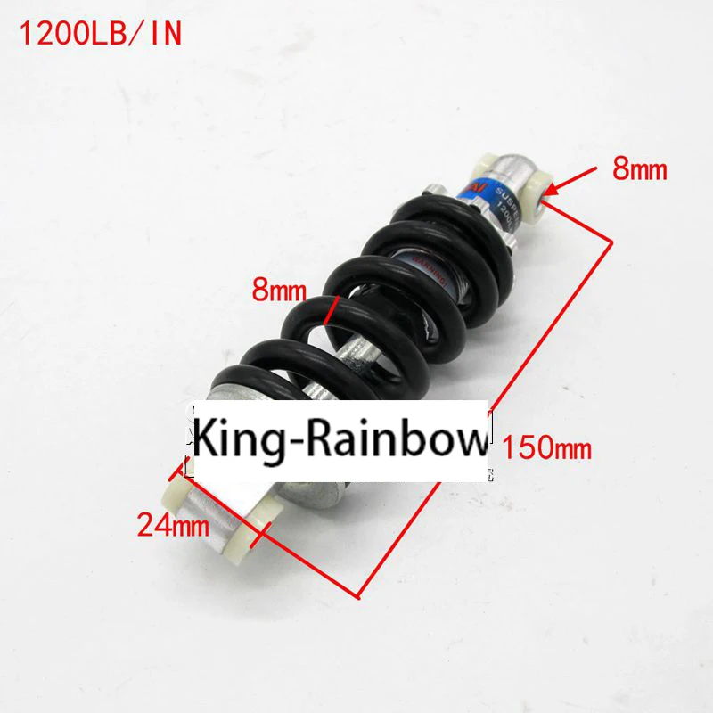 1 шт. 1200LB/в 750LB 650LB воздушный амортизатор мотоцикла задняя подвеска для 47cc 49cc мотороллер ATV Quad