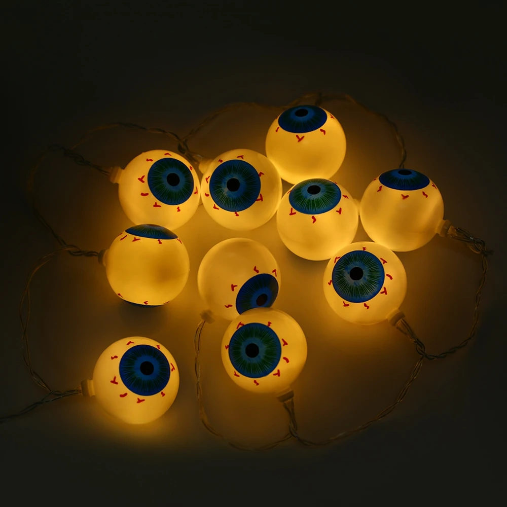 2M 20 LEDs Eyeball Halloween String Light New High Brightness Led Strip